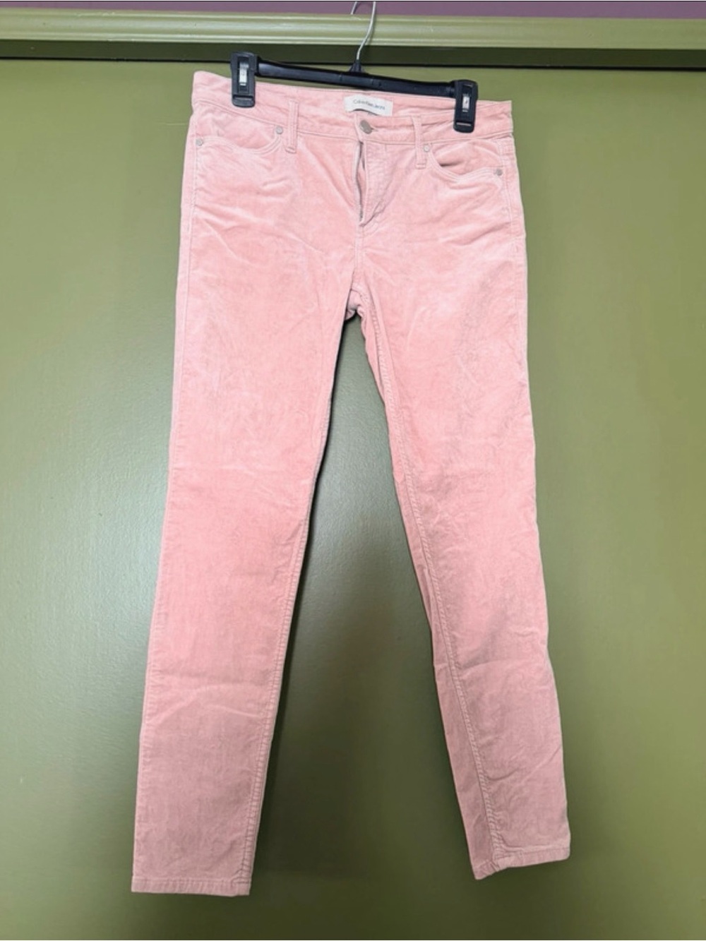 Calvin Klein Jeans Pink Corduroy Skinny Jeans